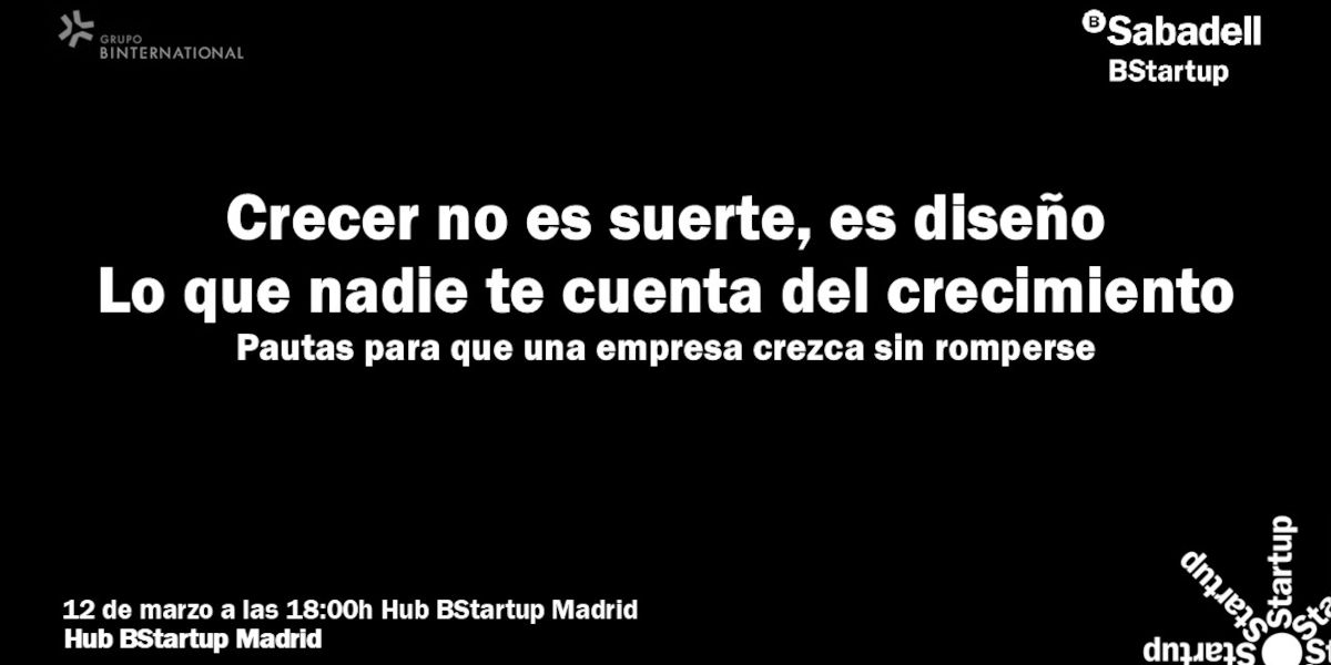Crecer no es suerte, es diseño. Lo que nadie te cuenta del crecimiento ...